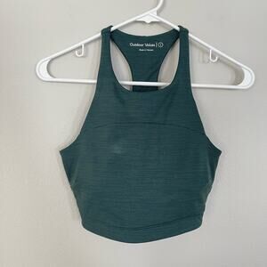 Outdoor Voices Evergreen Techsweat Longline Sports Bra (S)